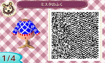 とび森マイデザ　グイード・ミスタの服