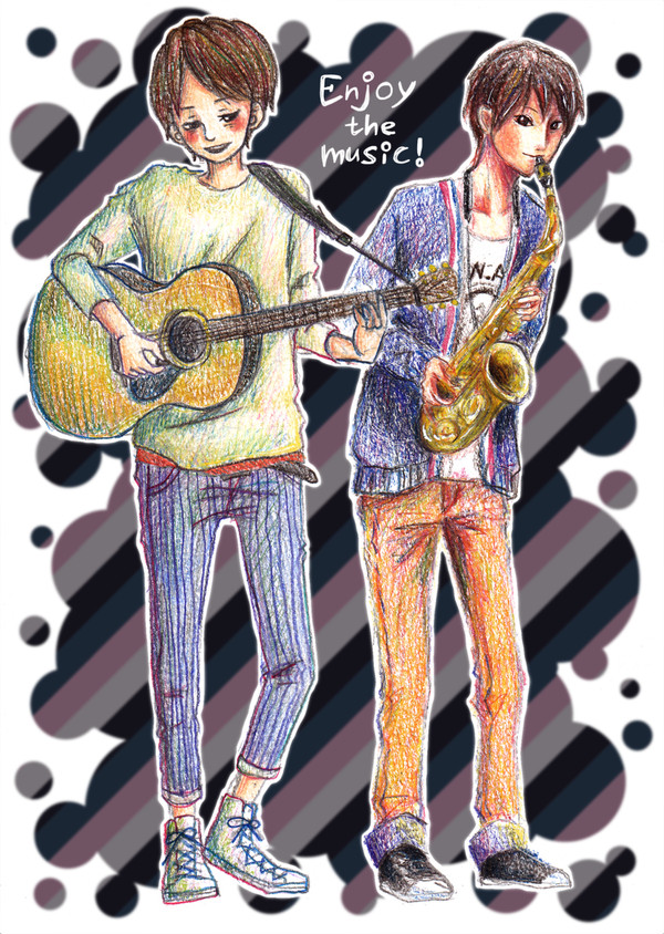 合作⑤　「楽器男子」