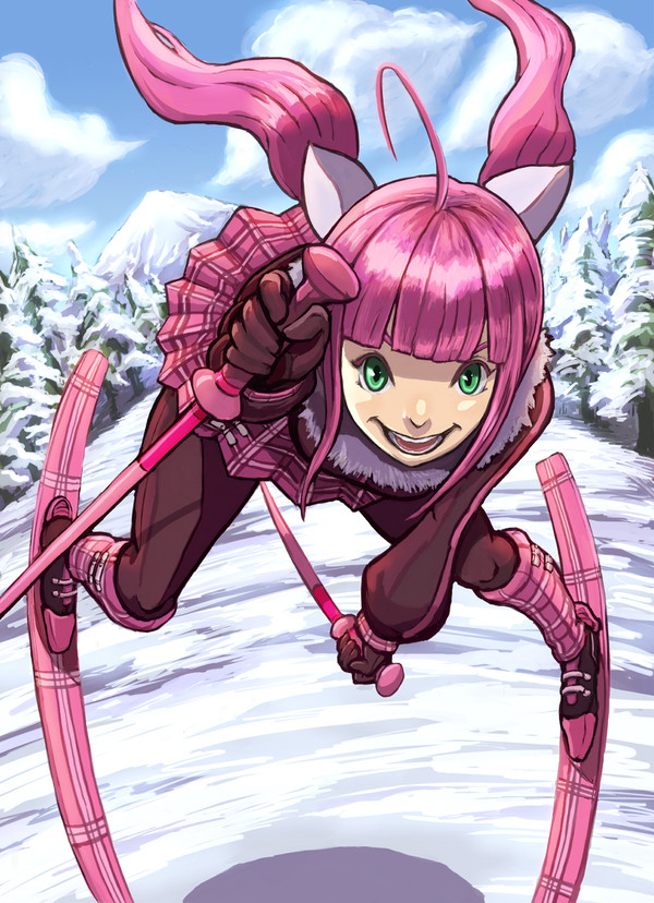 雪とウリンちゃん