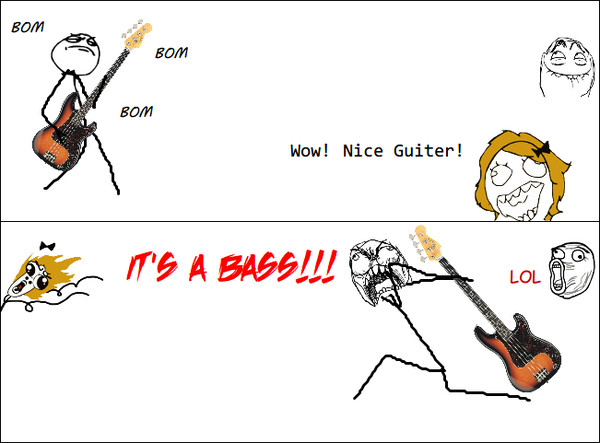 it's a bass