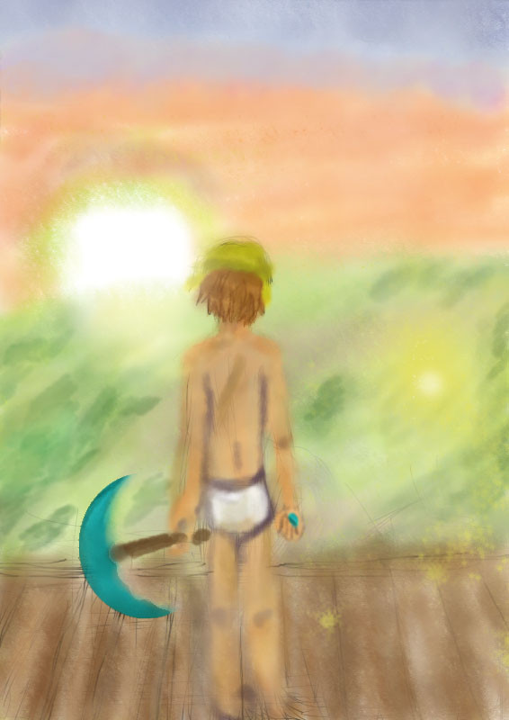 同じ夕日でも