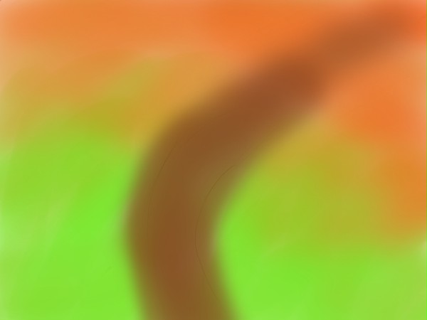 夕方の道のり？