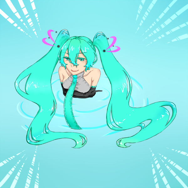 落描きミク