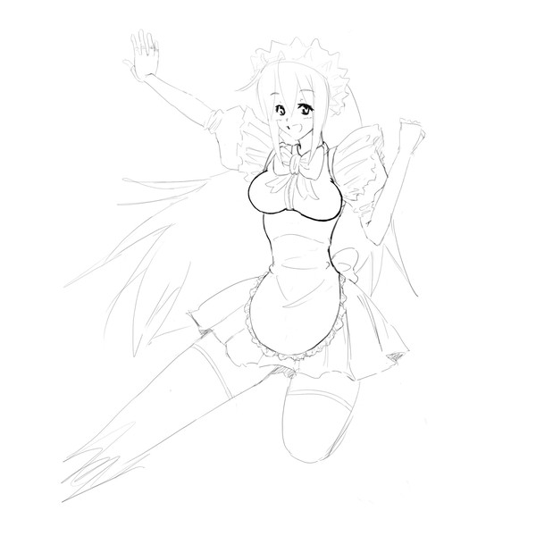 Maid Sentai Pose