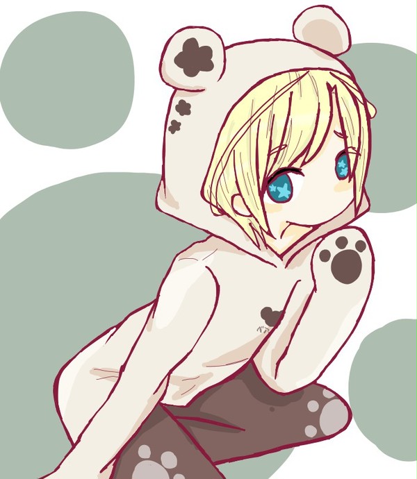 くまみみパーカー(^･㉨･^)