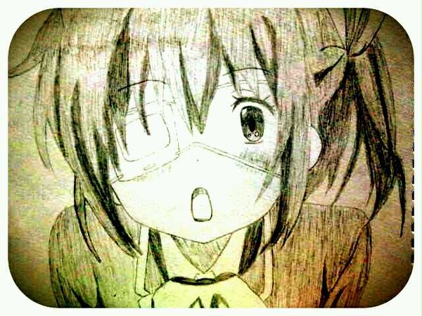 小鳥遊六花描いてみました！