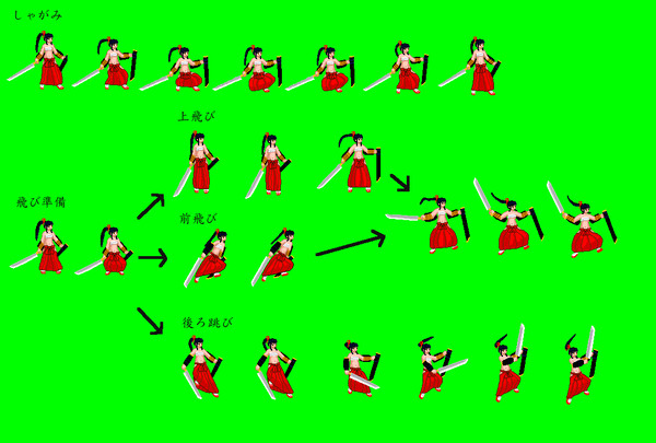 【MUGEN】ブシ子製作状況2
