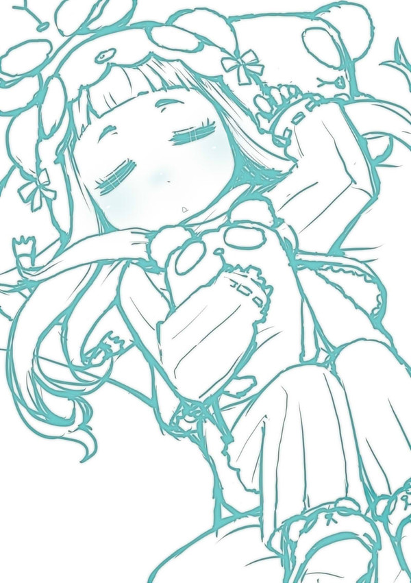すやすや夢の中
