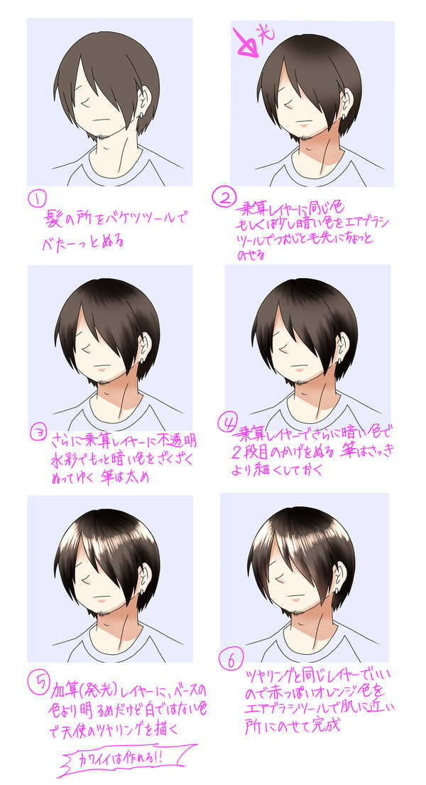 髪　メイキング