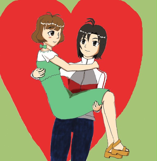 お姫様抱っこ（涼と真）