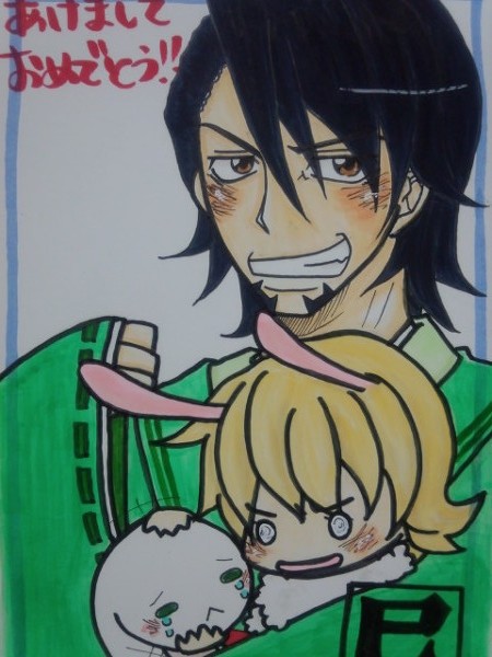 【T&B】年賀状絵【写メ】