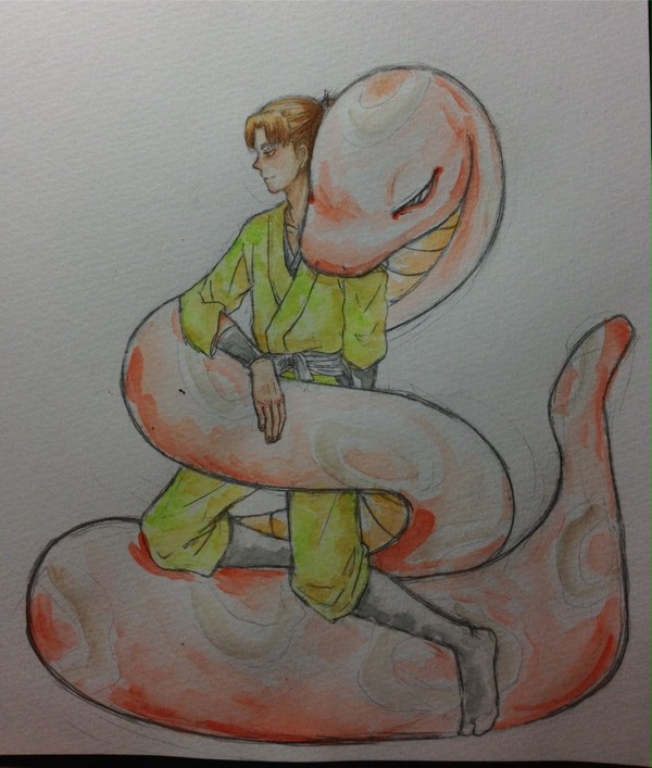 【落書き】孫兵とジュンコ