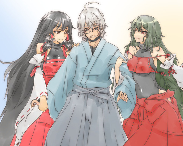巫女とハーフと花妖怪
