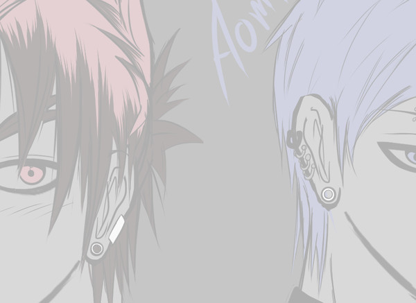 - Aomine/Kagami mohawks -