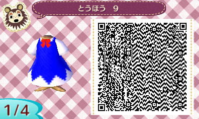 どうぶつの森でチルノっぽい服