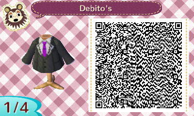 とび森デビト服の前面