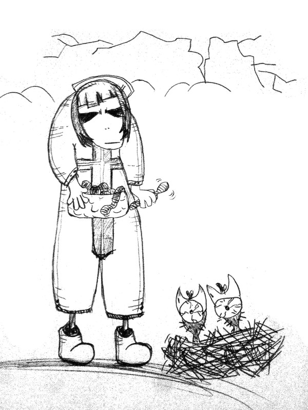 喂食