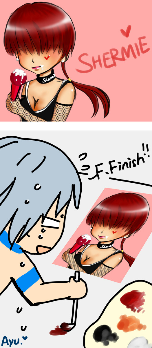 OROCHI is painting SHERMIE  ！？