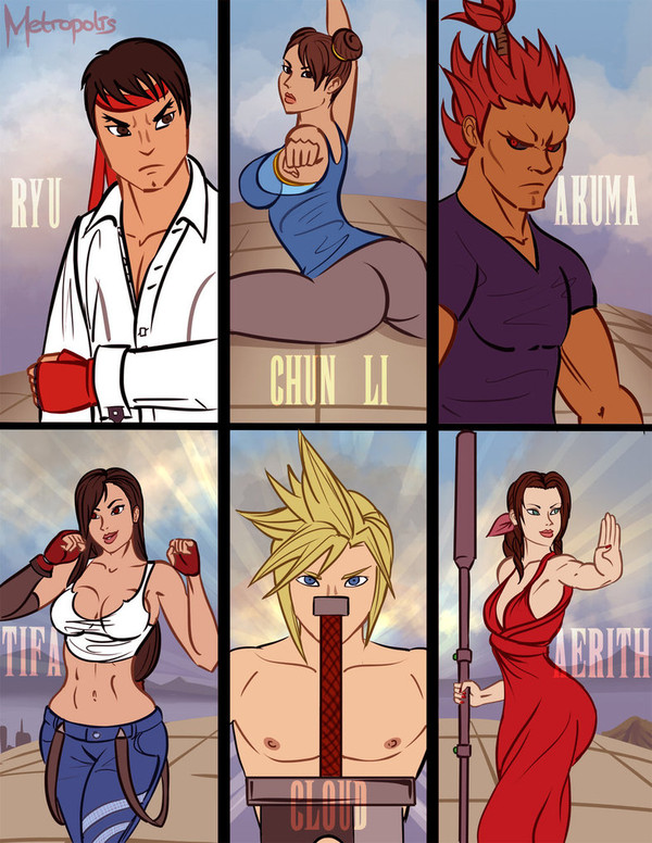 FF7 vs. Street Fighter pg. 1