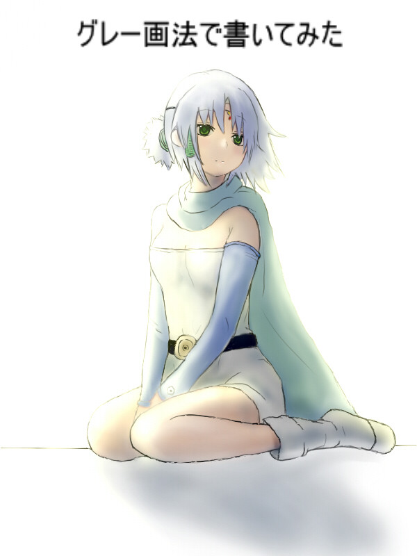 マルモちゃん グレー画法で書いてみました