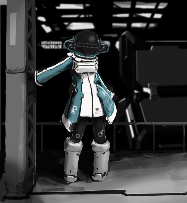 宇宙遊牧民の少女