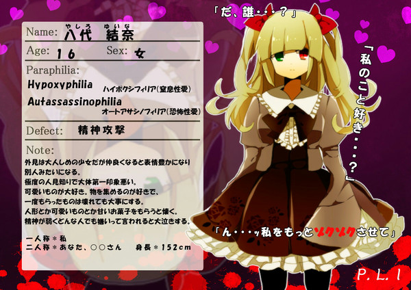 【P.L.I】八代結奈【キャラシ】