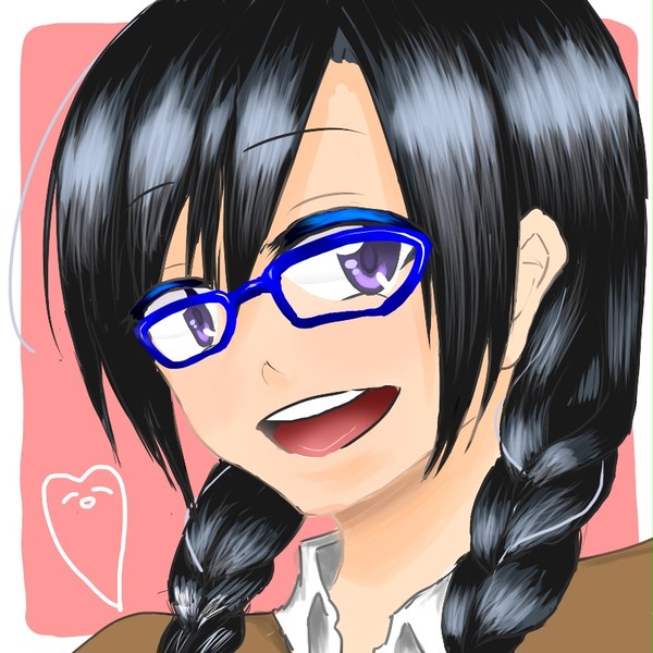 黒髪メガネちゃん