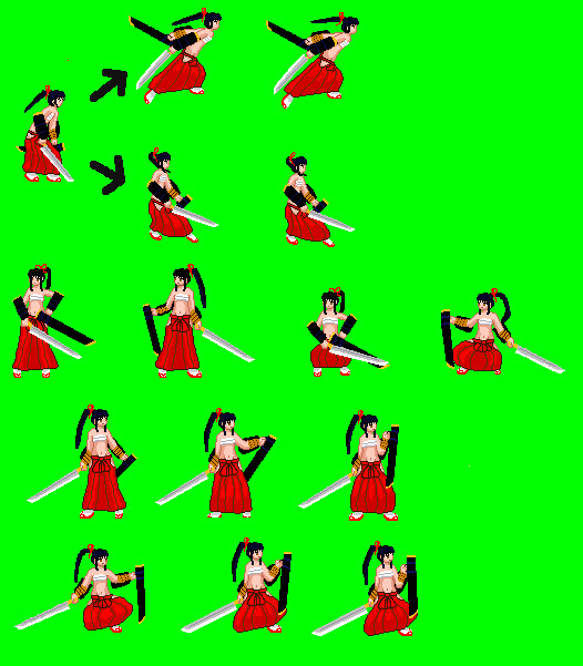 【MUGEN】ブシ子製作状況3