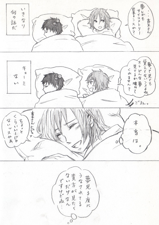 夢についての話。