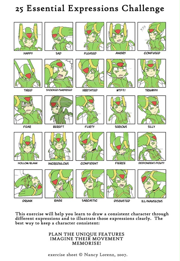 25 Expressions - Sage Harpuia