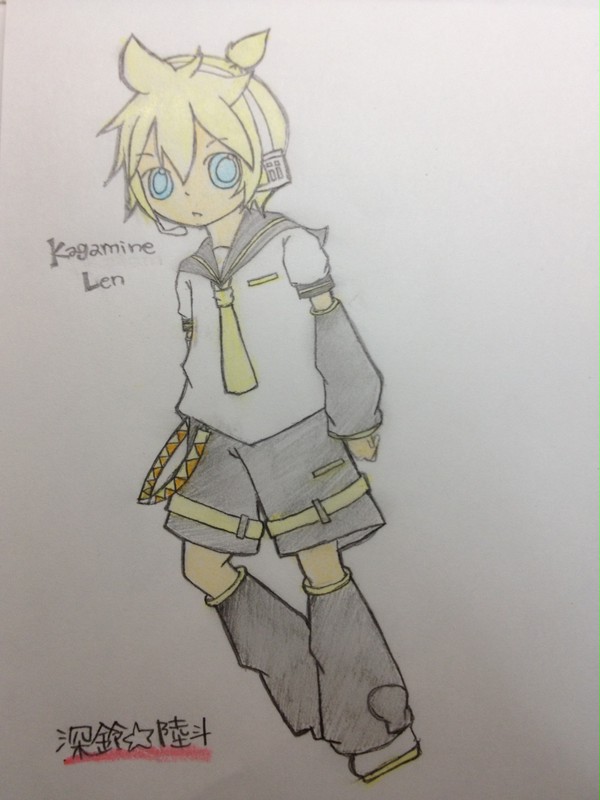レン君描いてみました☆