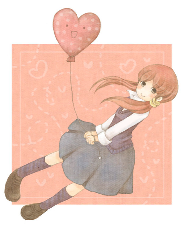 ハートふうせん