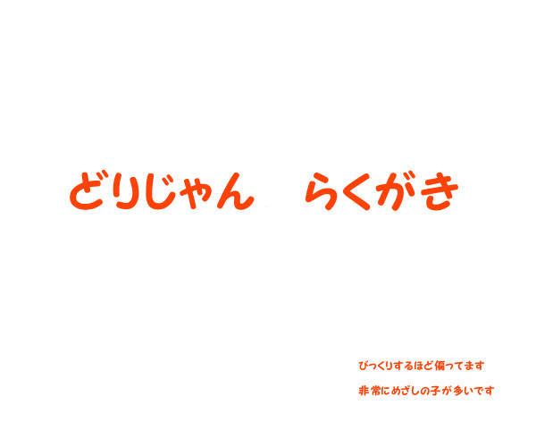 どりじゃんらくがき