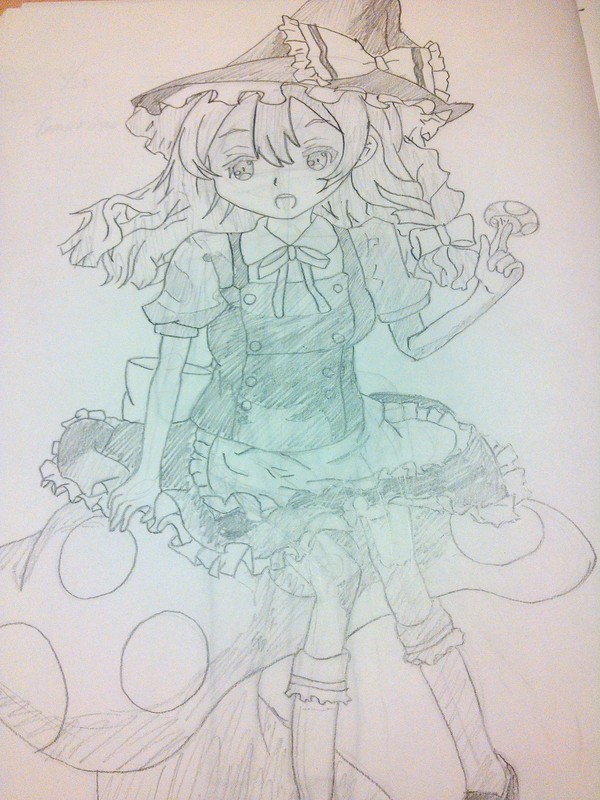 魔理沙 模写