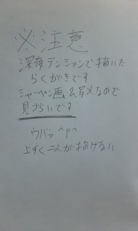 ※めっさ落書き２