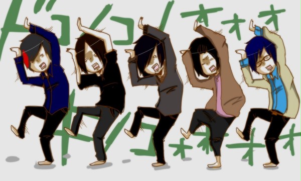 ドコノコノキノコを踊る5人