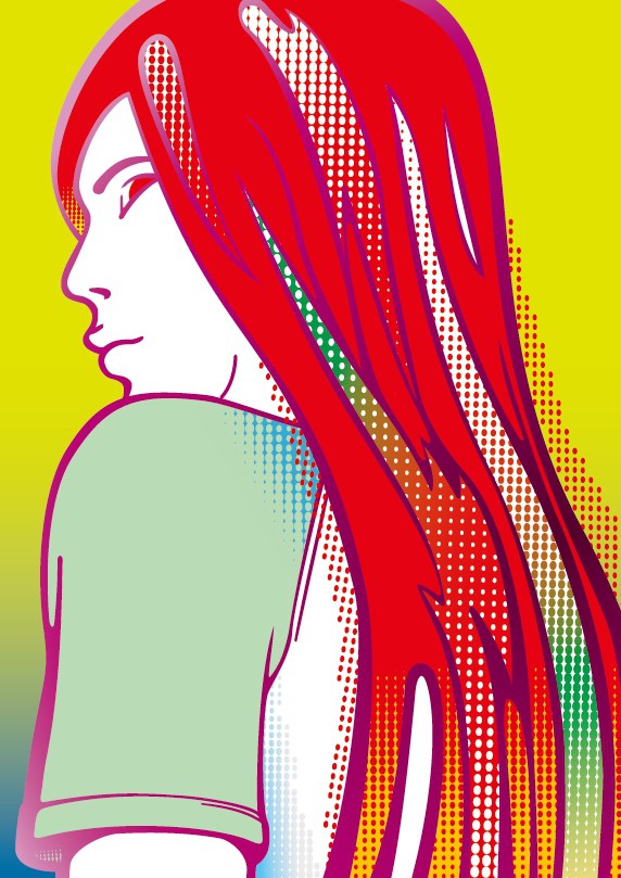 某美容室展示用イラスト
