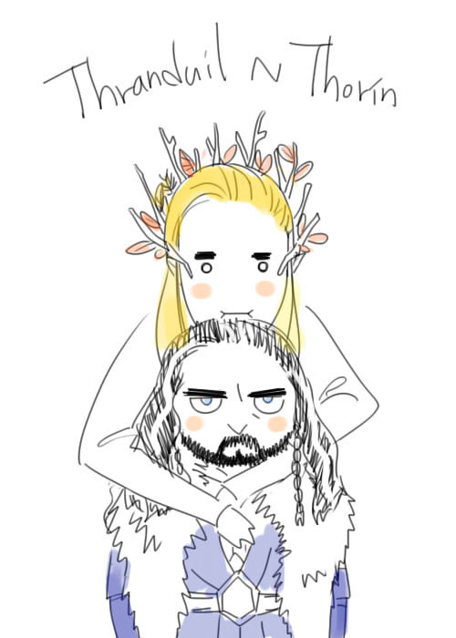 elven king and dwarf king