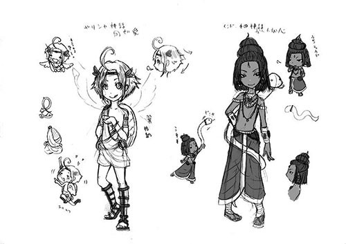 神々のからさわぎ 世界の神話編　キャラクターデザイン