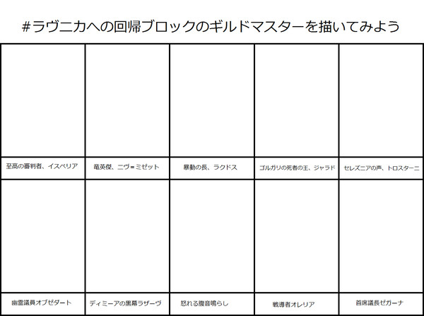 #ラヴニカへの回帰ブロックのギルドマスターを描いてみよう