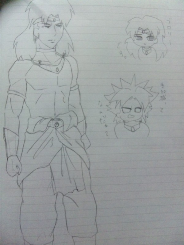初描きブロリー