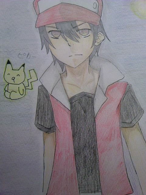 レッドさんを描きたかっただけ