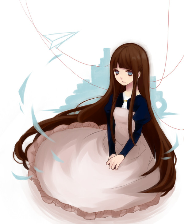 女の子は混乱