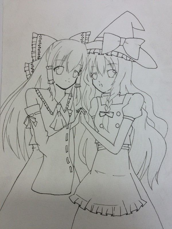 レイマリ線画