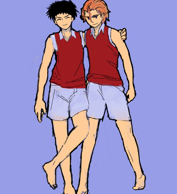 【腐】ダビデとバネさんの漫画など