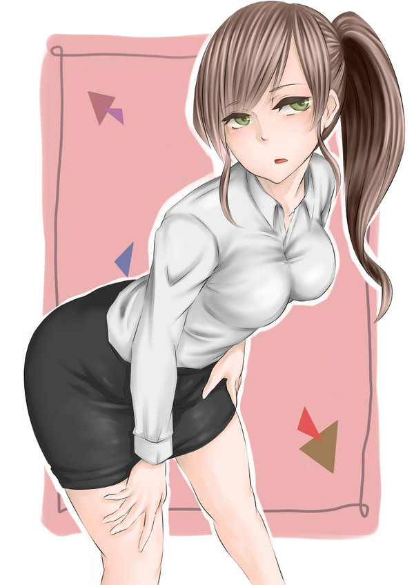 スーツ女子