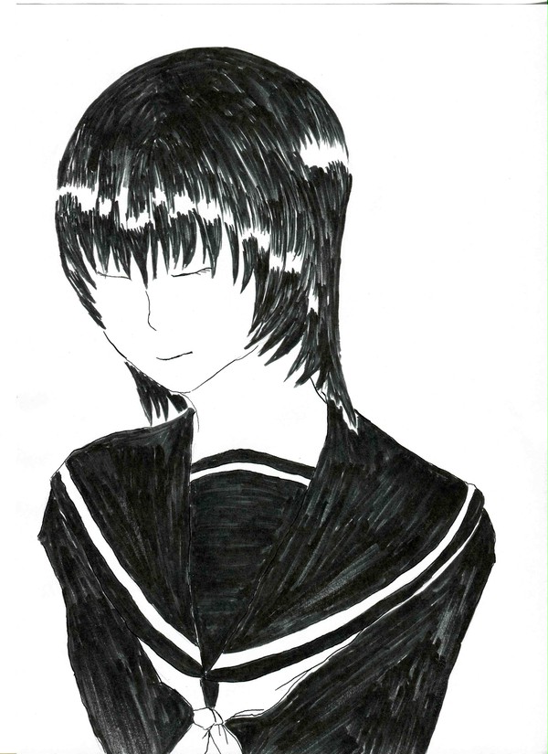 黒セーラー服