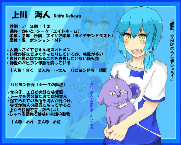 【絵師イナイレ化】上川海人【キャラシ】