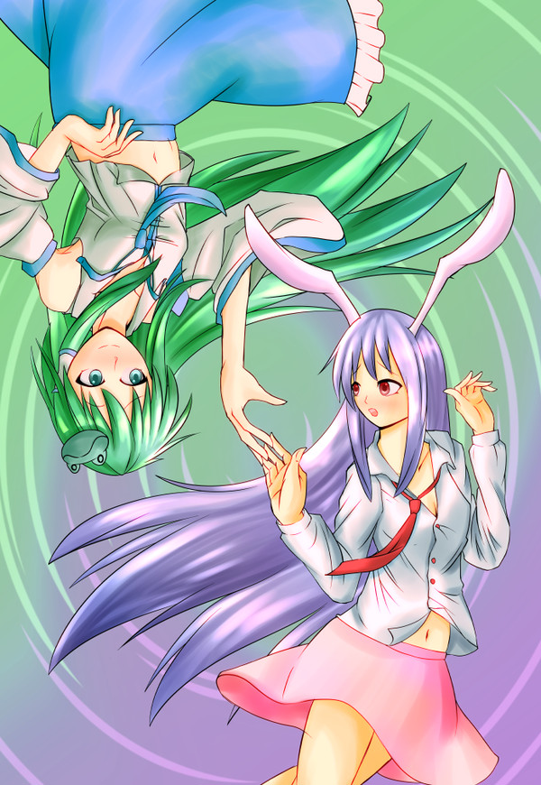 早苗ちゃんっ&うどんげちゃんっ!