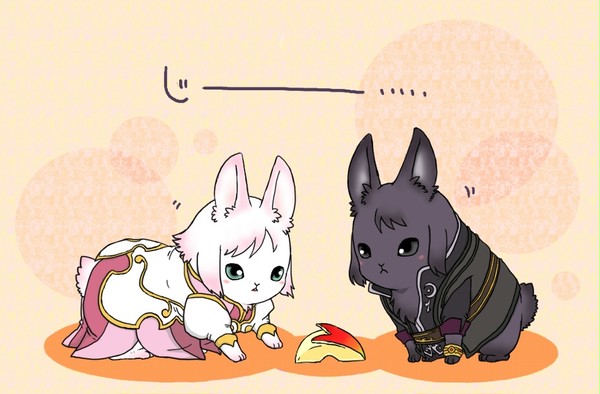 2匹のうさぎさん
